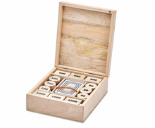 Load image into Gallery viewer, Mango Wood Poker Set - ShopCurious
