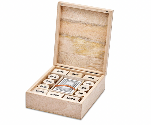 Mango Wood Poker Set - ShopCurious