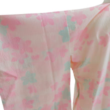 Load image into Gallery viewer, Pale Pink Maple and White Vintage Kimono - ShopCurious
