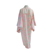 Load image into Gallery viewer, Pale Pink Maple and White Vintage Kimono - ShopCurious
