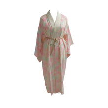 Load image into Gallery viewer, Pale Pink Maple and White Vintage Kimono - ShopCurious
