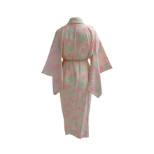 Load image into Gallery viewer, Pale Pink Maple and White Vintage Kimono - ShopCurious

