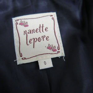 Preloved Nanette Lapore Black Bouclé Alpaca Mix Evening Jacket - ShopCurious