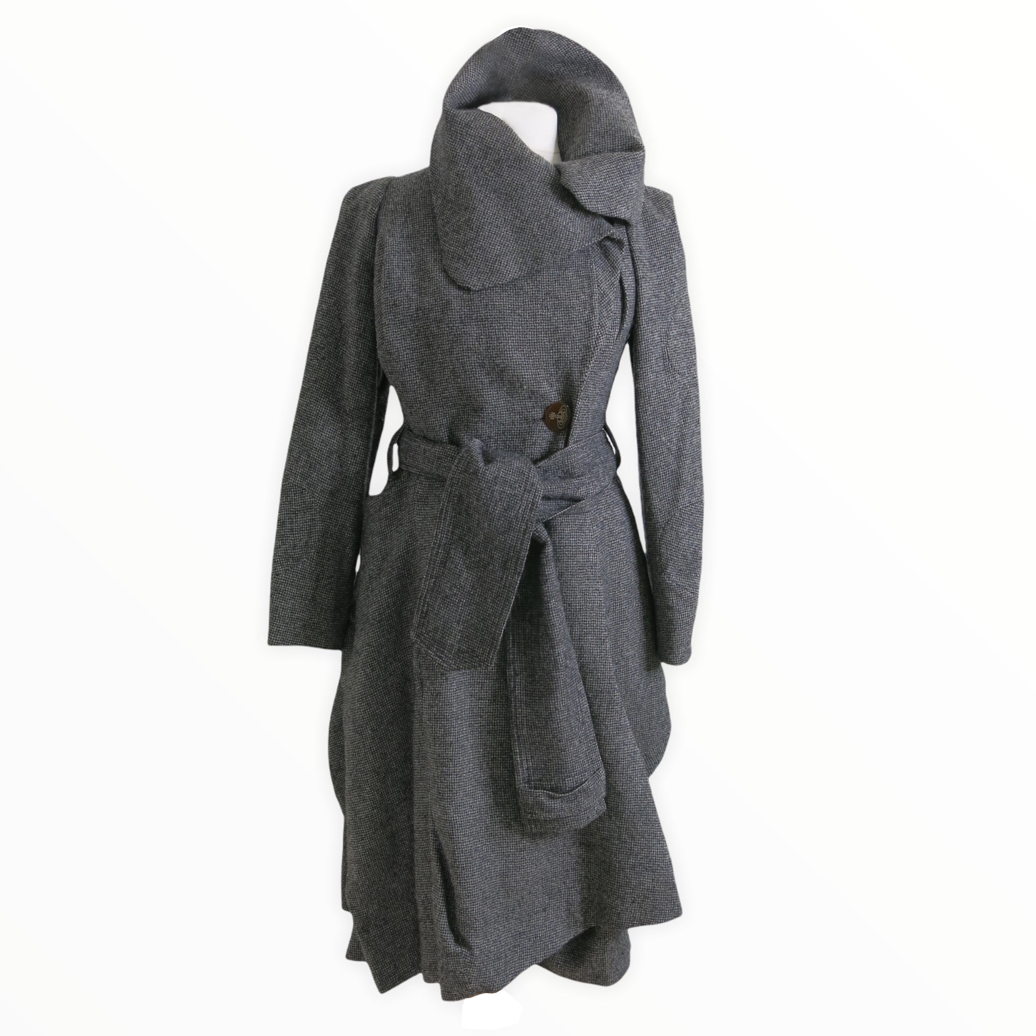 【送料&関税込】Vivienne Westwood Alien Wool Long Coat Vivienne Westwood - Alien wool long coat Multicolor - The Corner