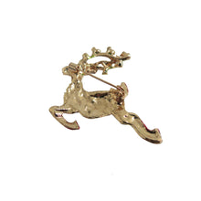 Load image into Gallery viewer, Multi-Stone Reindeer Brooch - shopcurious
