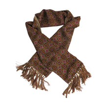 Load image into Gallery viewer, Men’s Scarf – Vintage Silk and Camel Wool, J Oxford - shopcurious
