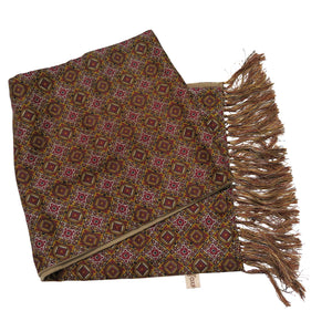 Men’s Scarf – Vintage Silk and Camel Wool, J Oxford - shopcurious