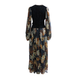 Boho 1970s Vintage Long Dress by Thea Porter Couture - ShopCurious