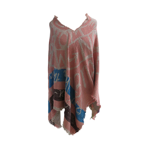 Vivienne Westwood Powder Pink Mirror the World Poncho - ShopCurious