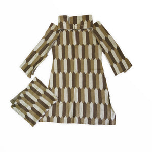 DIY Vintage Biba Fabric Bundle: Retro Knitted Jersey - ShopCurious