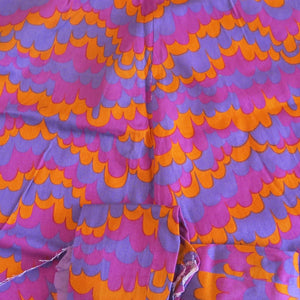 DIY Vintage Biba Fabric Bundle: Psychedelic Clouds Print - ShopCurious