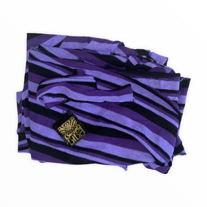 DIY Vintage Biba Fabric Bundle: Purple Striped Jersey - ShopCurious