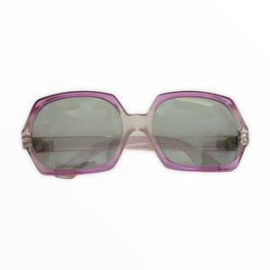 1970s Vintage Givenchy "Ingrid" Oversized Lilac Sunglasses - ShopCurious