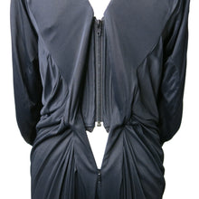 Load image into Gallery viewer, Pre-loved Vivienne Westwood Red Label Draped Black Jersey Corset Dress - shopcurious
