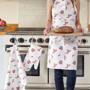 Coral Print Apron - shopcurious