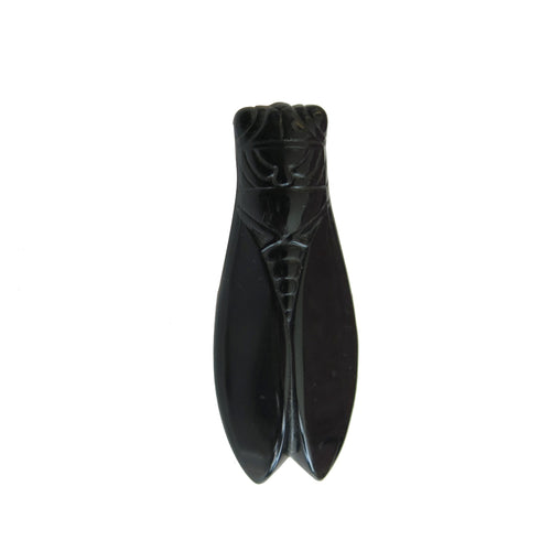 1970s Biba Black Locust Brooch - ShopCurious