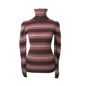 1960s Biba Striped Wool Jumper – Plum - ShopCurious