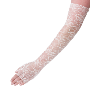 Serena - Fingerless Lace Opera Glove - shopcurious