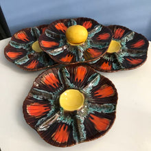 Load image into Gallery viewer, Vallauris Oyster Fat Lava Majolica Plate - ShopCurious
