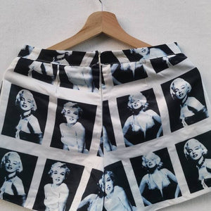 Collectable Marilyn Monroe Print Shorts - shopcurious