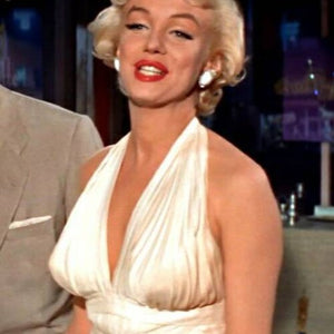 Marilyn Monroe's Iconic Ivory Subway Dress from "The seven year itch" Handmade to Order 1950s Vintage Style - shopcurious
