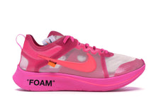 Load image into Gallery viewer, Preloved - Nike x Off White Zoom Fly Pink - shopcurious
