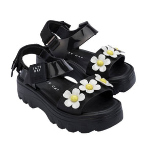 Lazy Oaf Kick Off in Black Bloom - ShopCurious