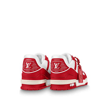 Load image into Gallery viewer, Preloved Louis Vuitton Trainers in Red and White - shopcurious
