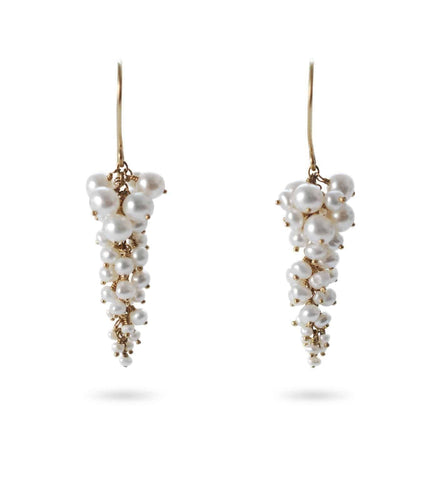 Pearl Wisteria Earrings - shopcurious