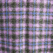Load image into Gallery viewer, Purple and Black Checked Vintage Cape - shopcurious
